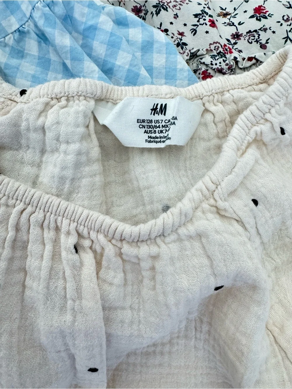 Tahari Gap Kids H&M Girls Dress Bundle Size 7Y Cottagecore Gingham Floral